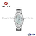 Fashion Square Quartz Roman Dial Crystals Decorate Clock Luminous Women Watch